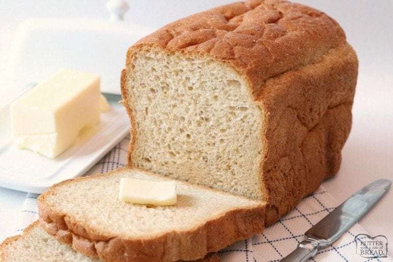 EASY HOMEMADE BREAD RECIPE - Butter with a Side of Bread