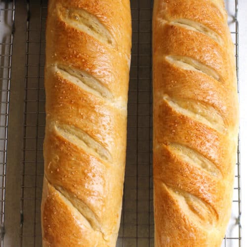 Chewy French Bread - SueBee Homemaker